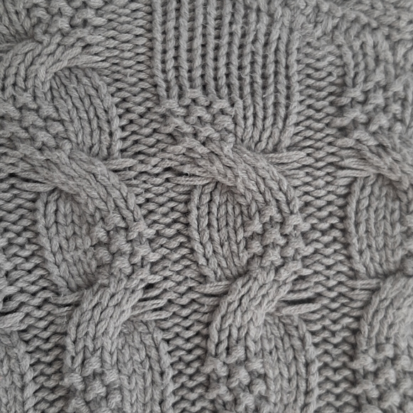 Hannah grey knit Sweater Duster S - Picture 3 of 7